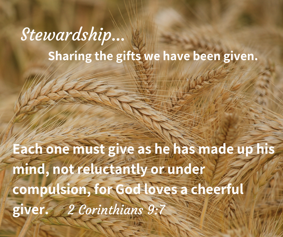 Stewardship...